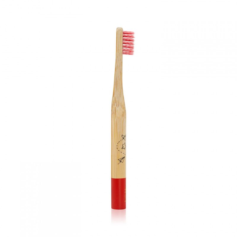 Детская зубная щетка TOTTY, красная